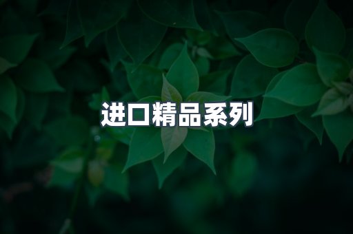 进口精品系列